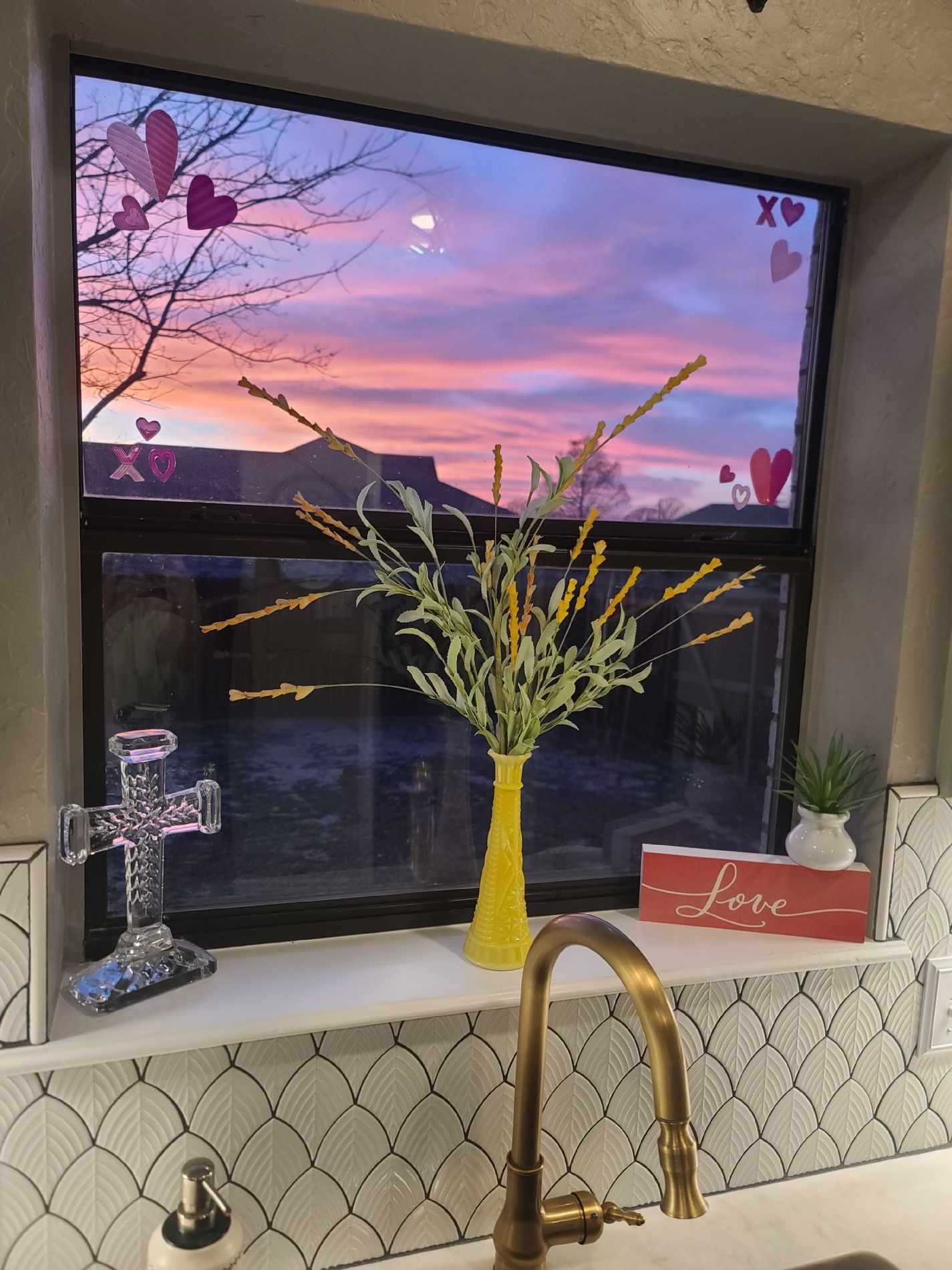 Kitchen sunset