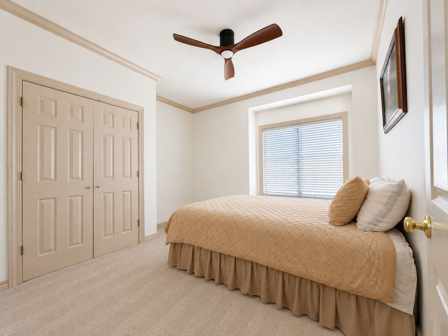 Secondary bedroom with large closet