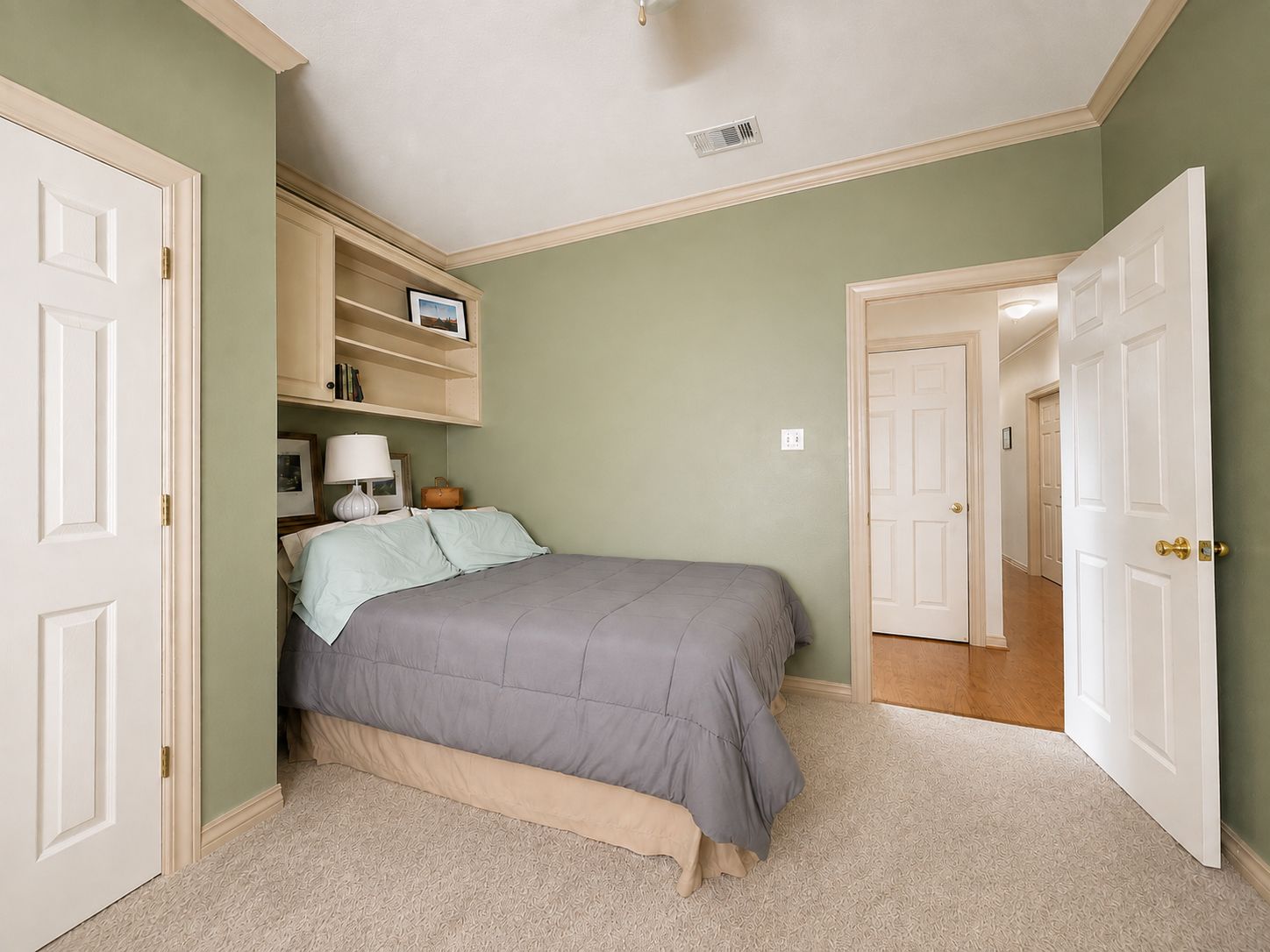 Secondary bedroom with large closet