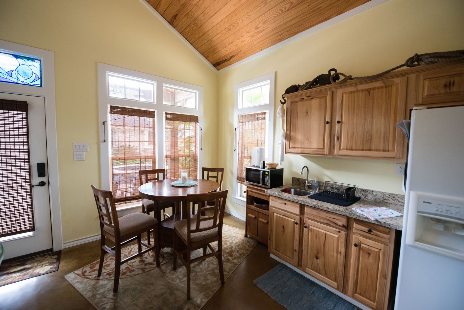 Pool house complete with kitchenette